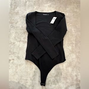 NWT Abercrombie and fitch square neck body suit